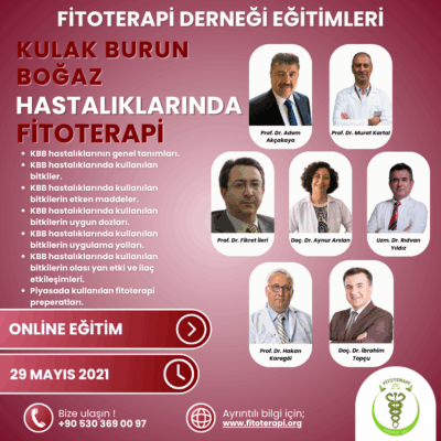 KULAK BURUN BOĞAZ HASTALIKLARINDA FİTOTERAPİ EĞİTİMİ