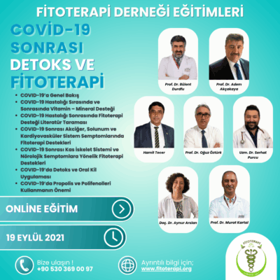 COVID 19 SONRASI DETOKS VE FİTOTERAPİ EĞİTİMİ
