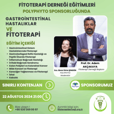GASTROİNTESTİNAL HASTALIKLAR VE FİTOTERAPİ EĞİTİMİ